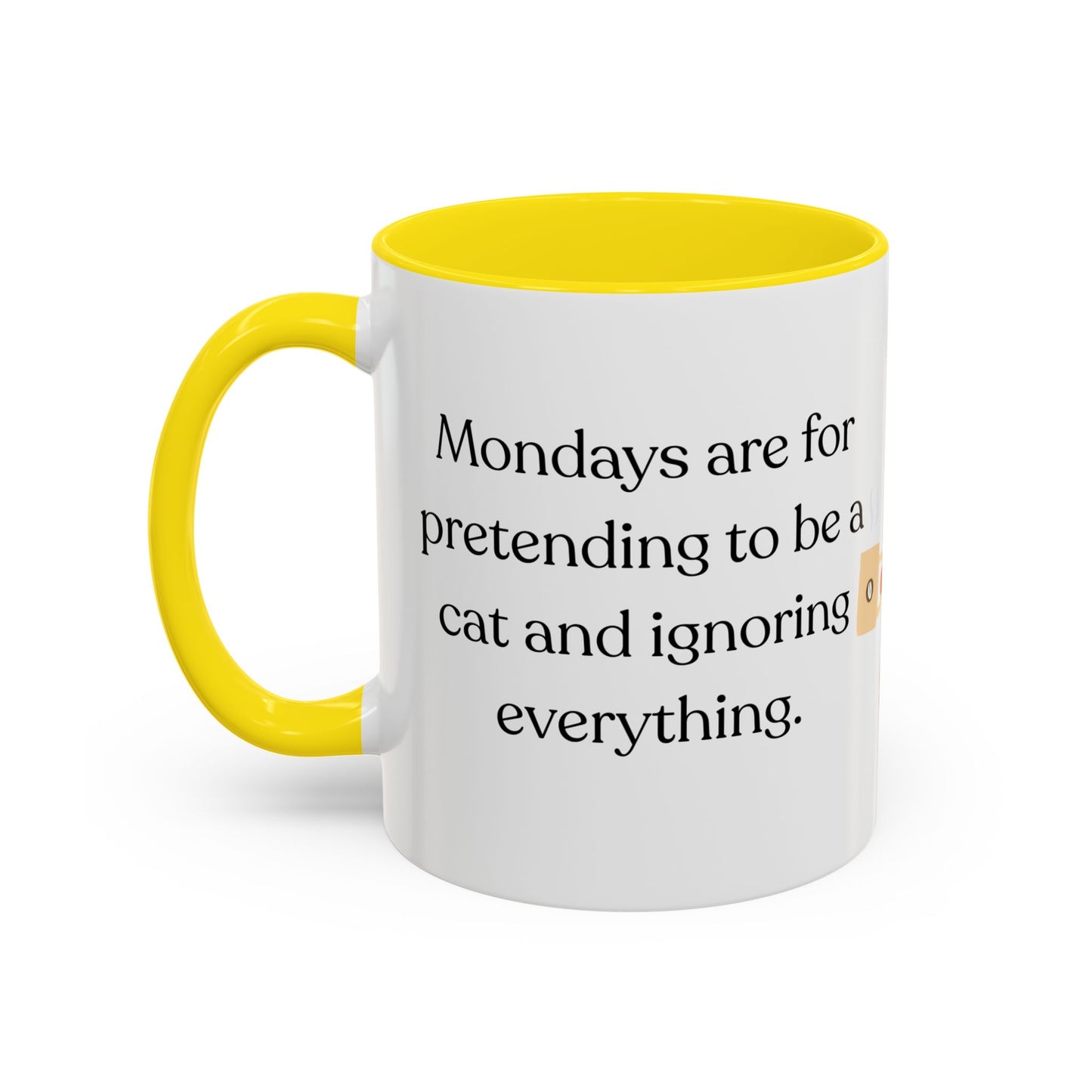 Funny Mondays Accent Coffee Mug