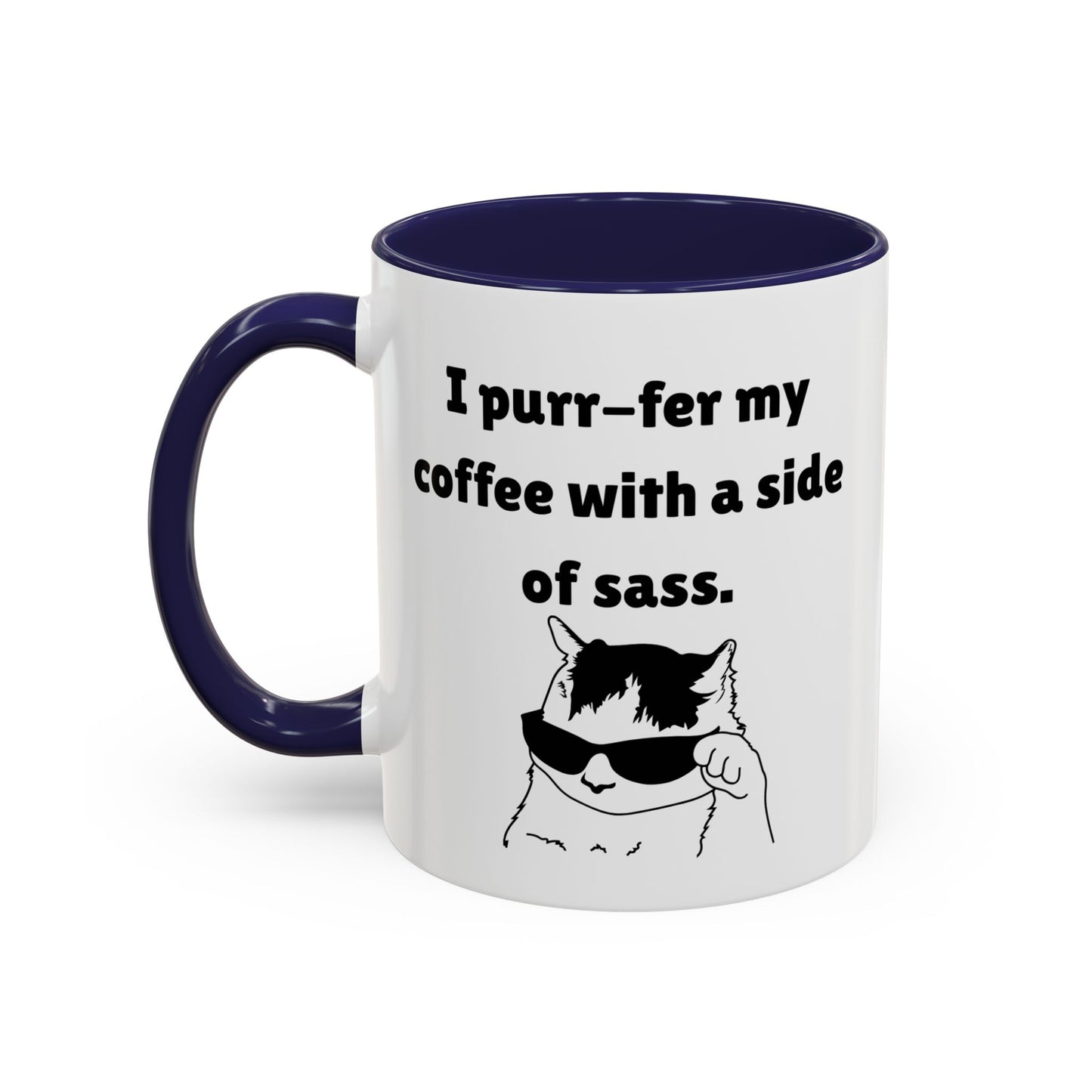 Funny Purr-ferr Accent Coffee Mug