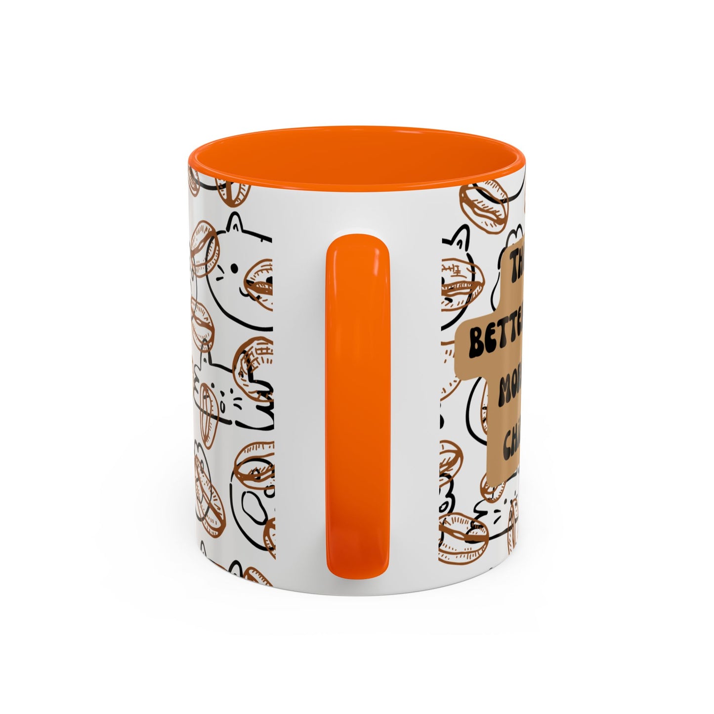 Funny Cat Accent Coffee Mug (11oz)