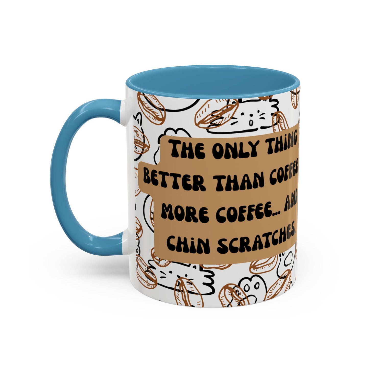 Funny Cat Accent Coffee Mug (11oz)