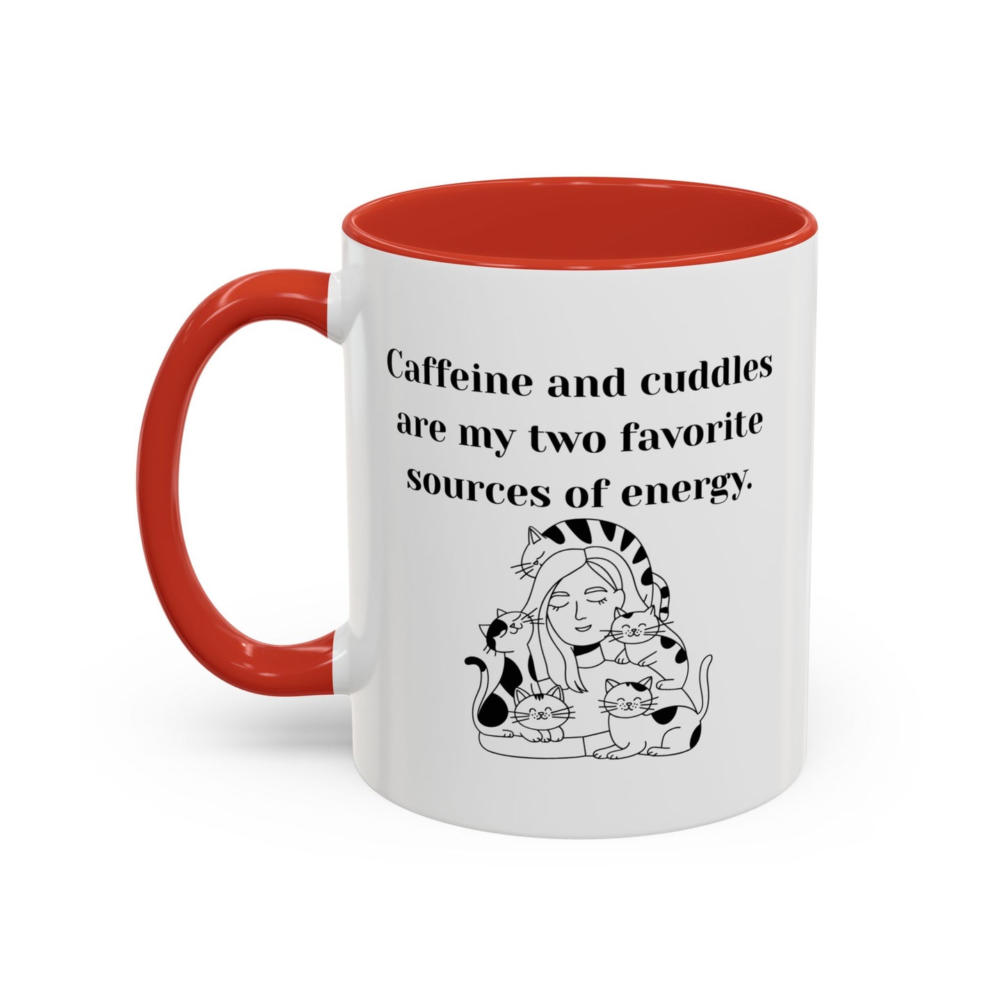 Coffee & Cuddles Accent Coffee Mug (11oz)