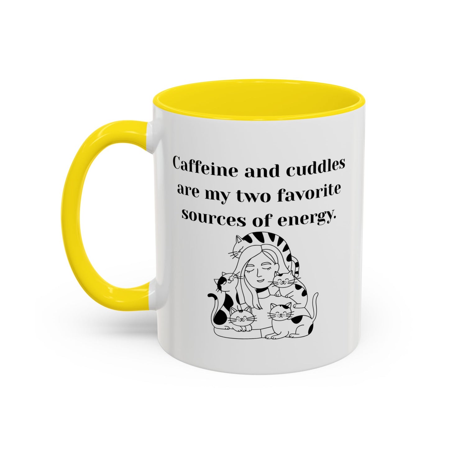 Coffee & Cuddles Accent Coffee Mug (11oz)