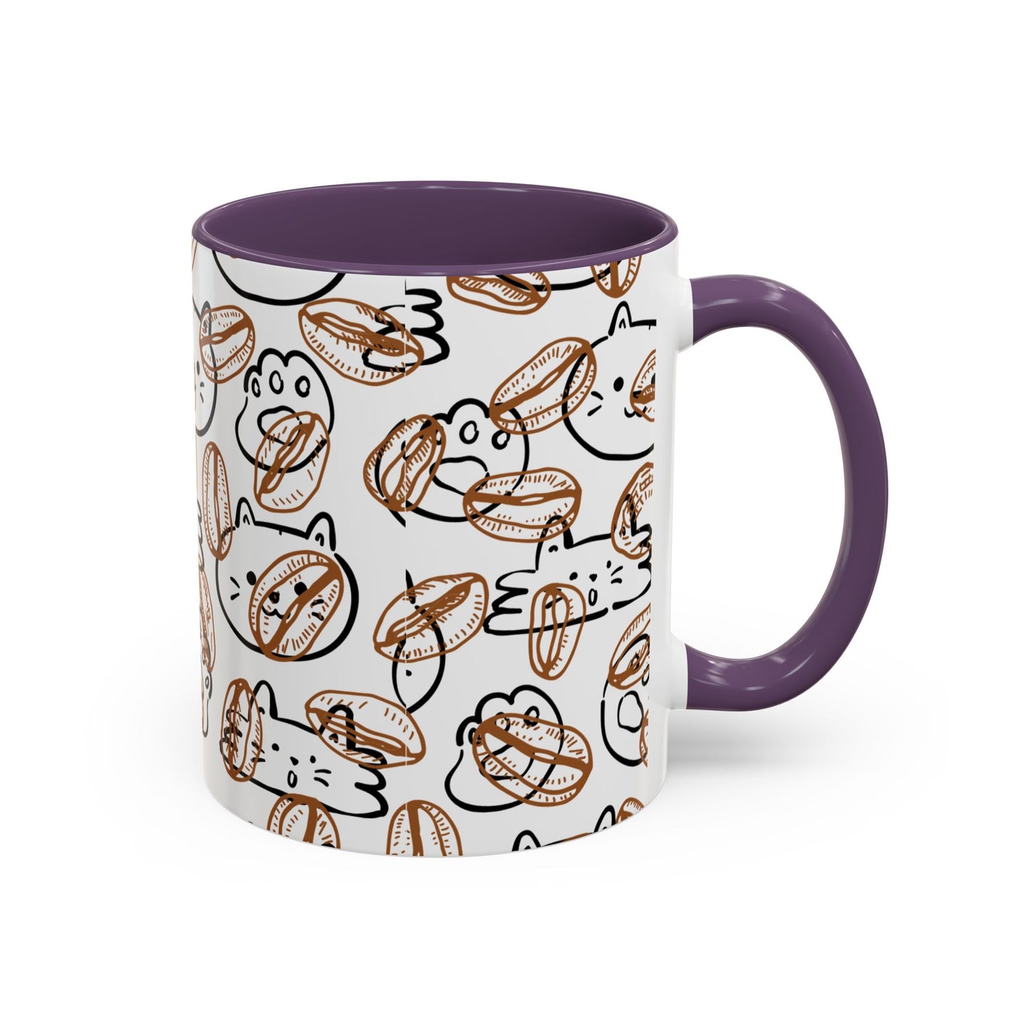 Funny Cat Accent Coffee Mug (11oz)