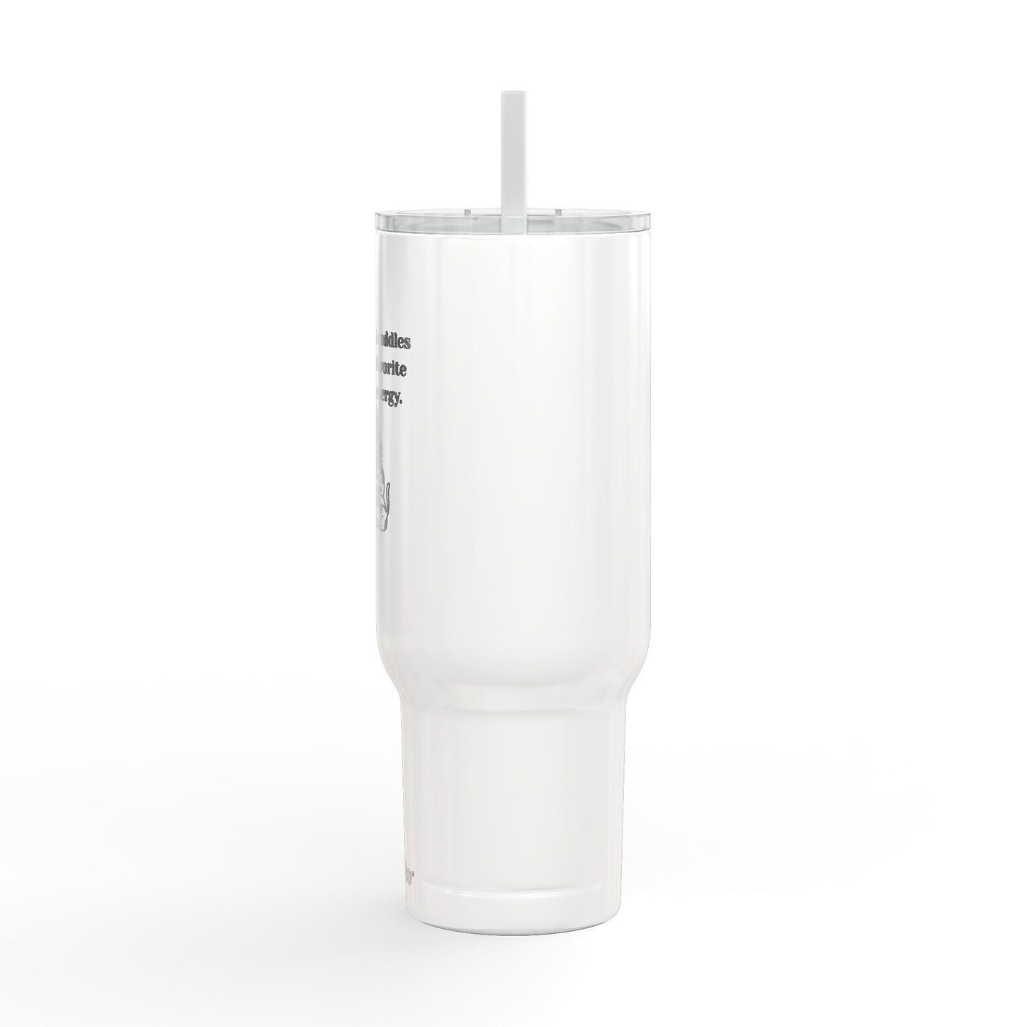 Caffeine & Cuddles Insulated Tumbler with Lid, 40oz