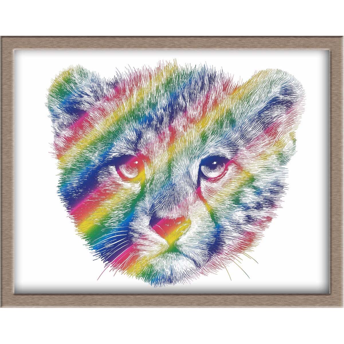 Cheetah Cub Foiled Print