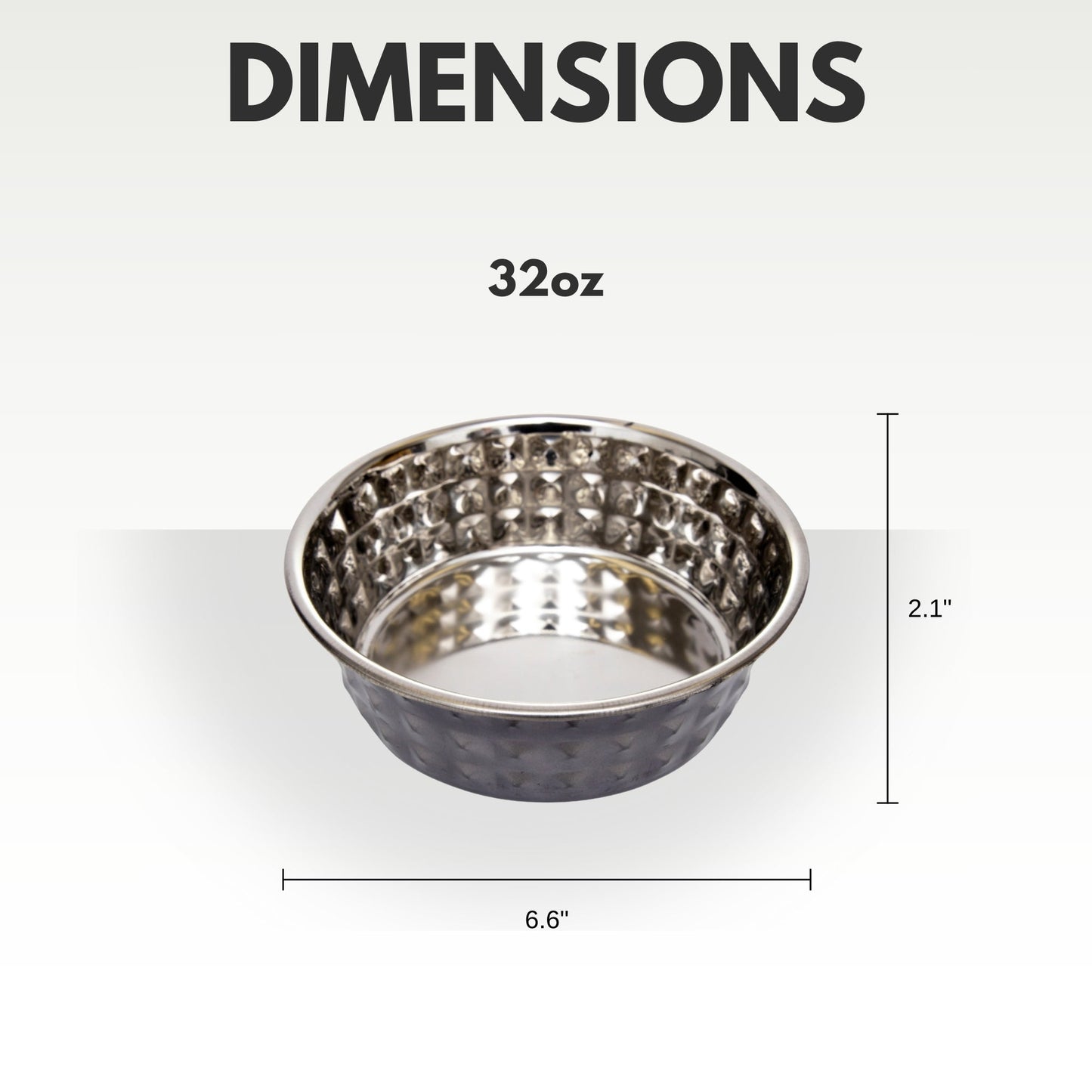 Country Living Set of 2 Hammered Stainless Steel Bowls – Black Pearl