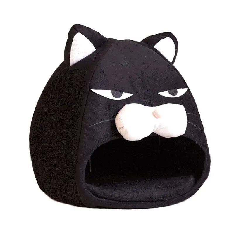 Foldable Cat House With Cushion