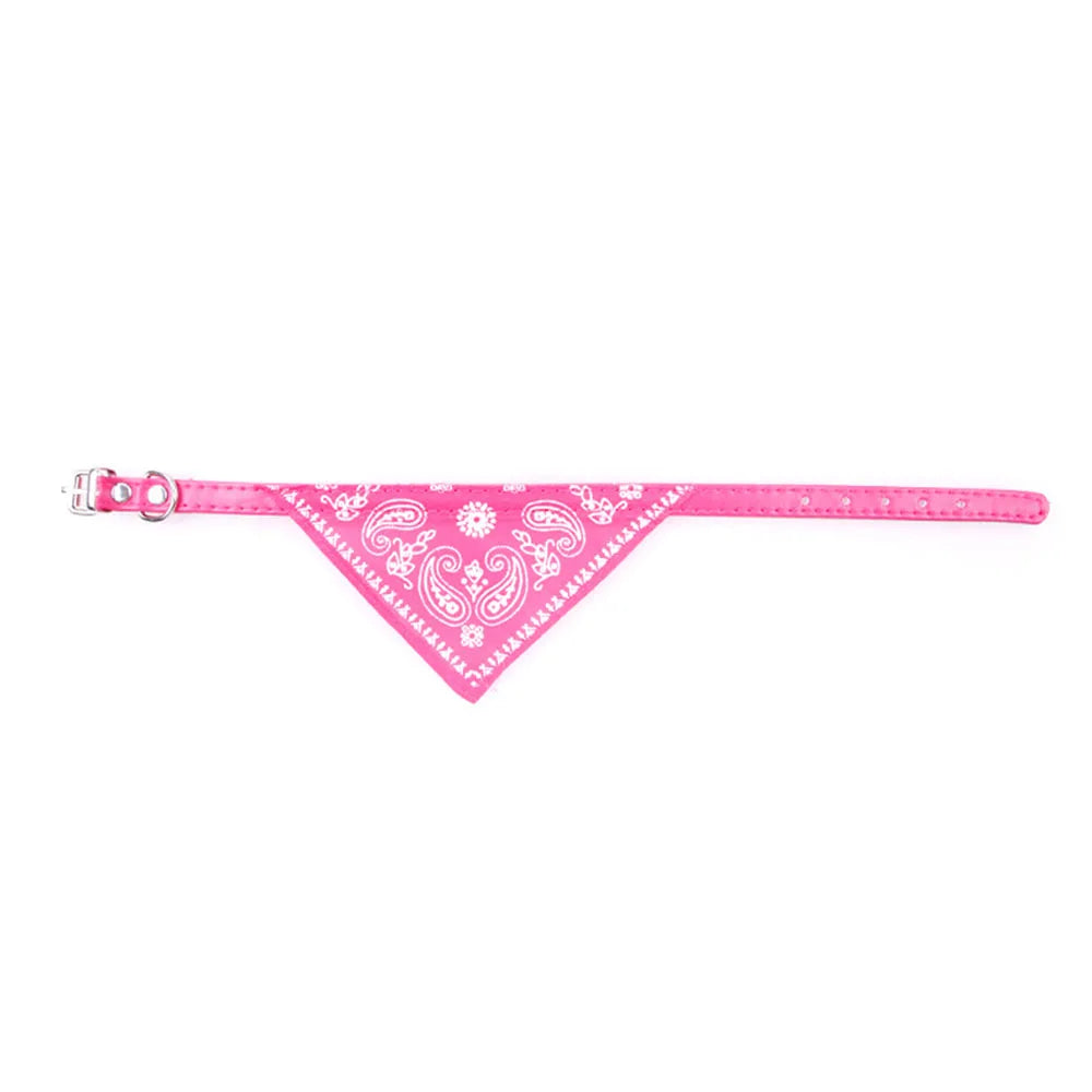 Cute Printed Bandana Cat Collar