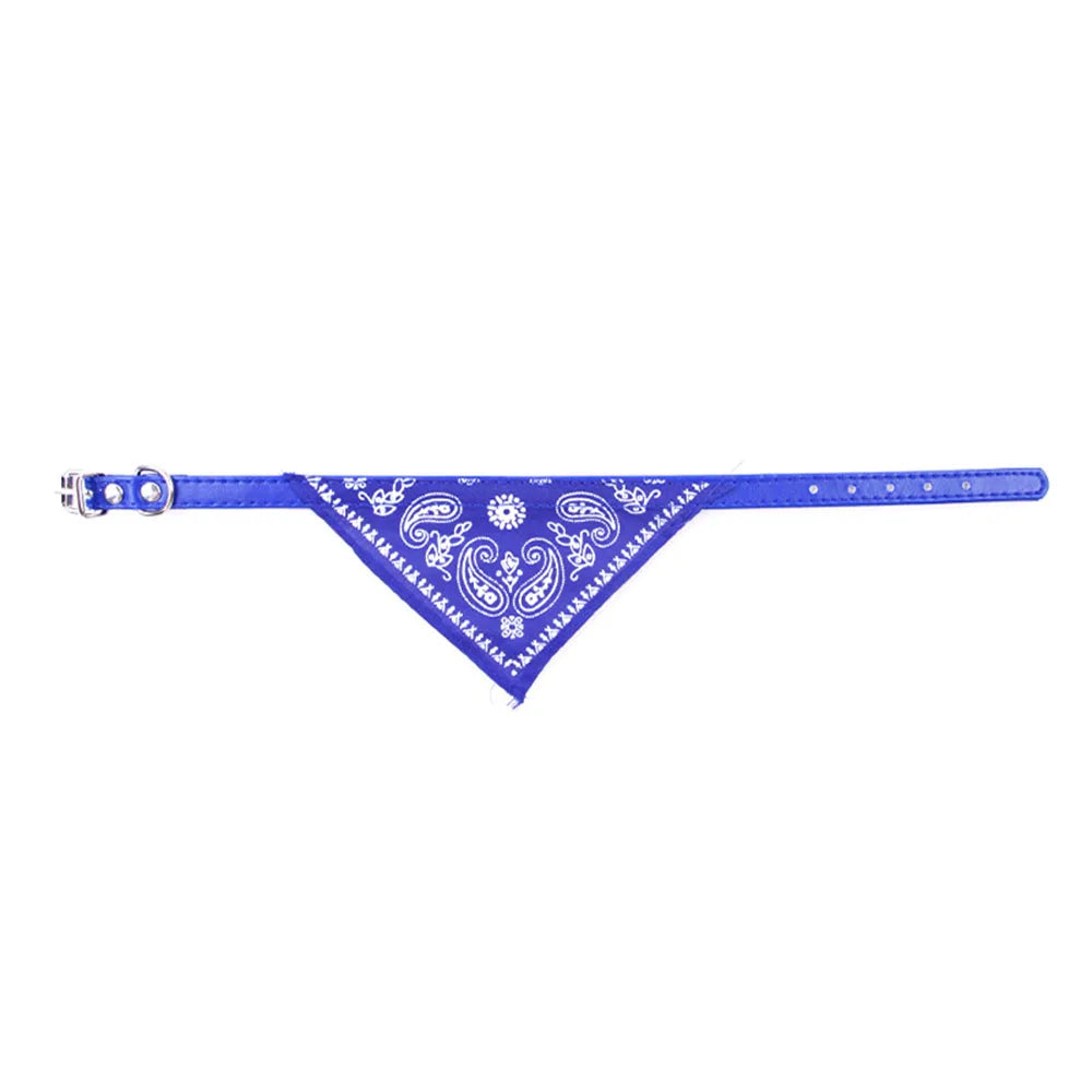 Cute Printed Bandana Cat Collar