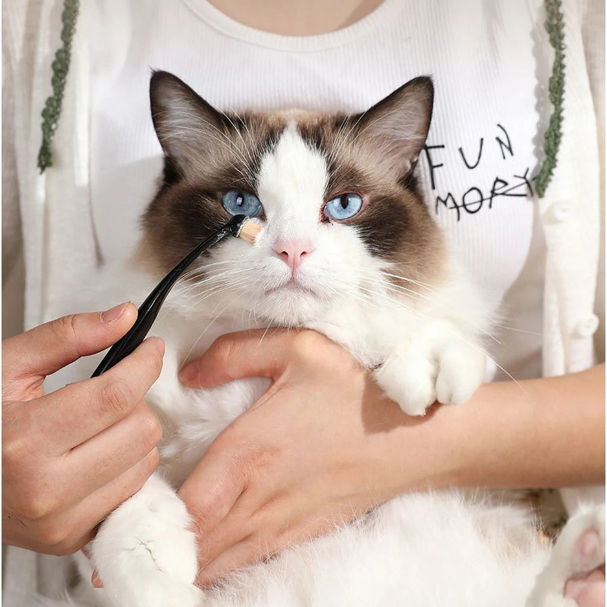 Anti-Static Pet Tear Brush Cat Grooming Tool