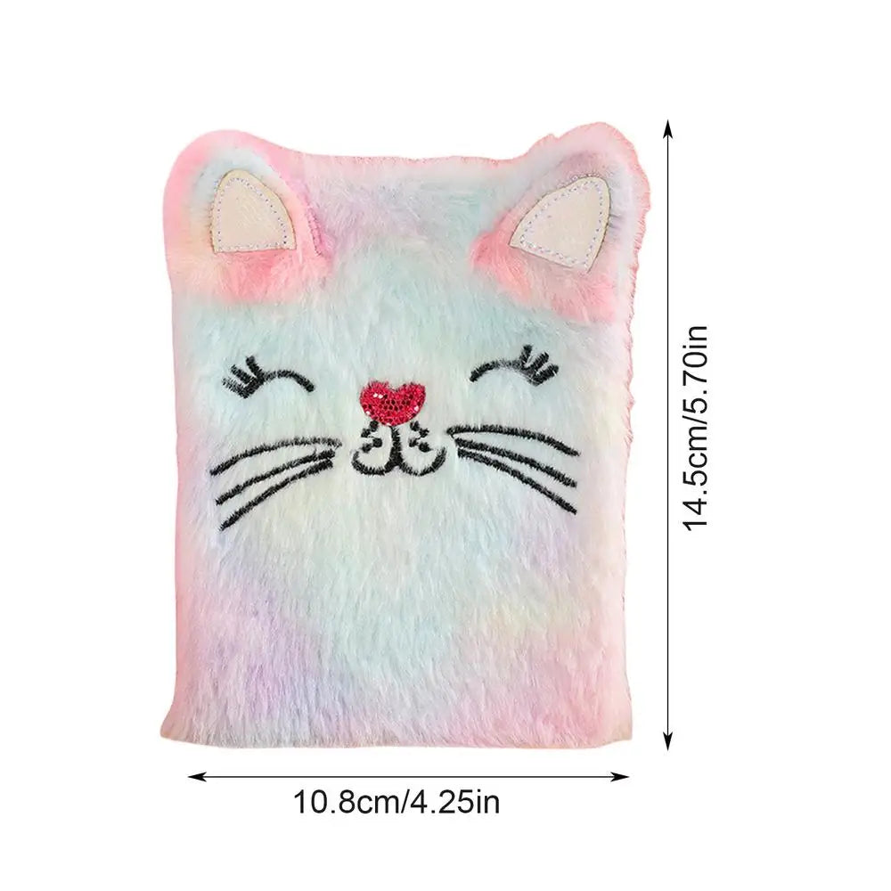Cartoon Children's Plush Notebook