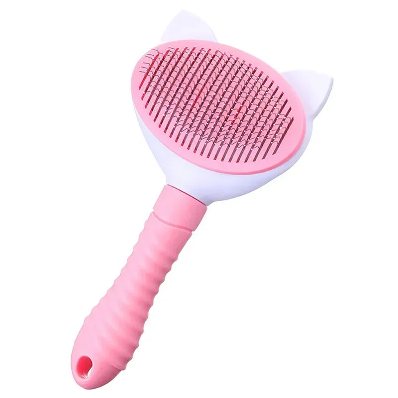 High Quality Pet Comb for Clean Cats & Dogs - Self-Cleaning & Professional - Perfect for Grooming and Bathing!