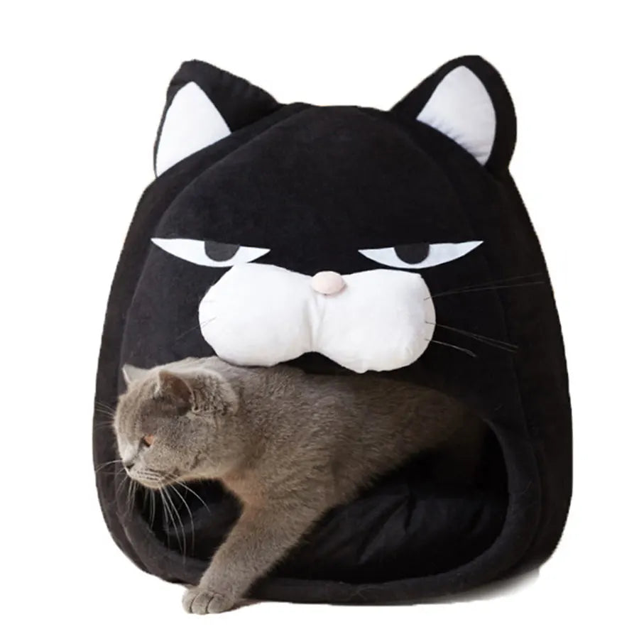 Foldable Cat House With Cushion