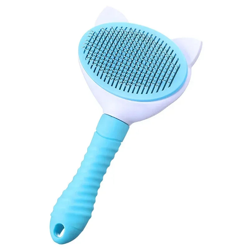High Quality Pet Comb for Clean Cats & Dogs - Self-Cleaning & Professional - Perfect for Grooming and Bathing!