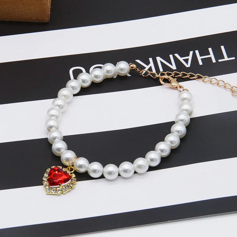 Pearl Cat Collar