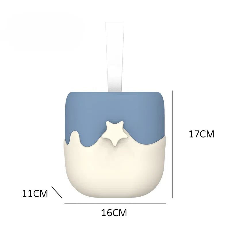 Creative Ice Cream Pet Cat Litter Shovel Set with Storage Bucket