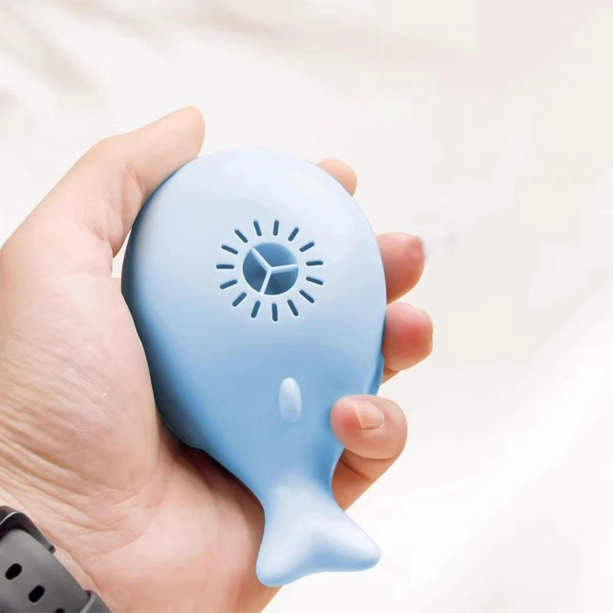 Electric Floating Ball Cat Toy - Whale - shaped, USB - powered, Dual - function Fan, Portable & 3C Certified Pet Toy