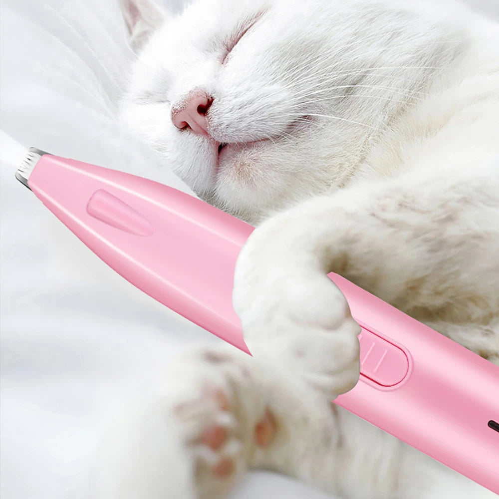 Electric Pet Claw Hair Trimmer with LED Light