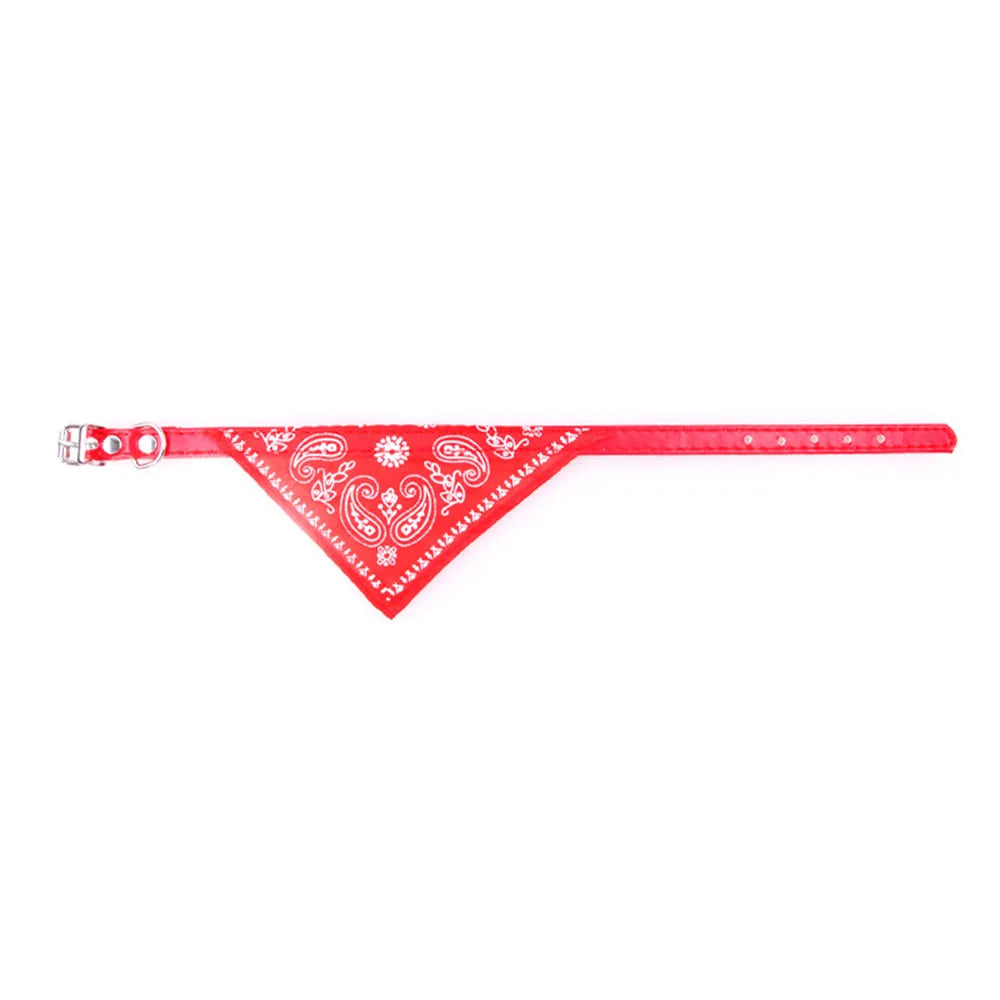 Cute Printed Bandana Cat Collar