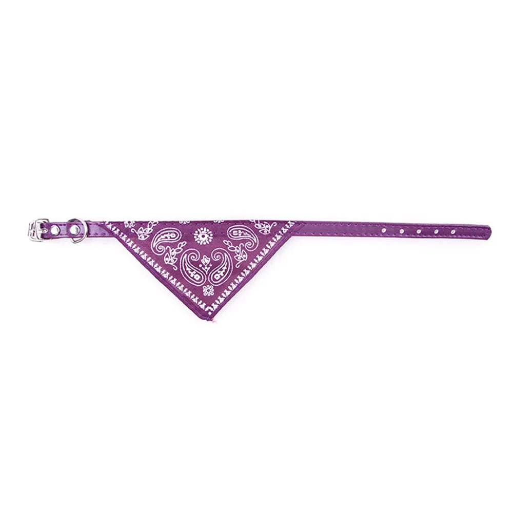 Cute Printed Bandana Cat Collar