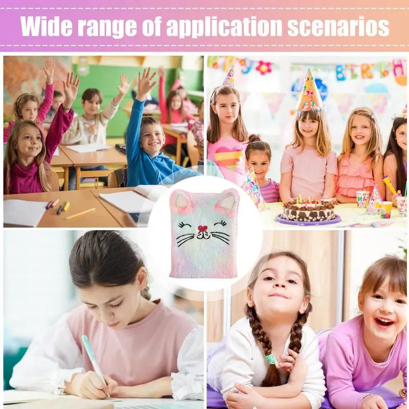 Cartoon Children's Plush Notebook