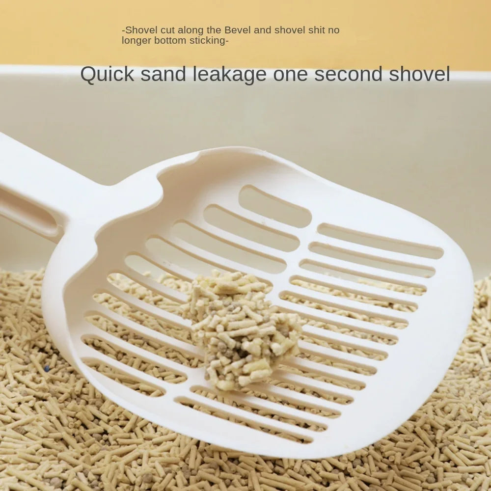 Creative Ice Cream Pet Cat Litter Shovel Set with Storage Bucket
