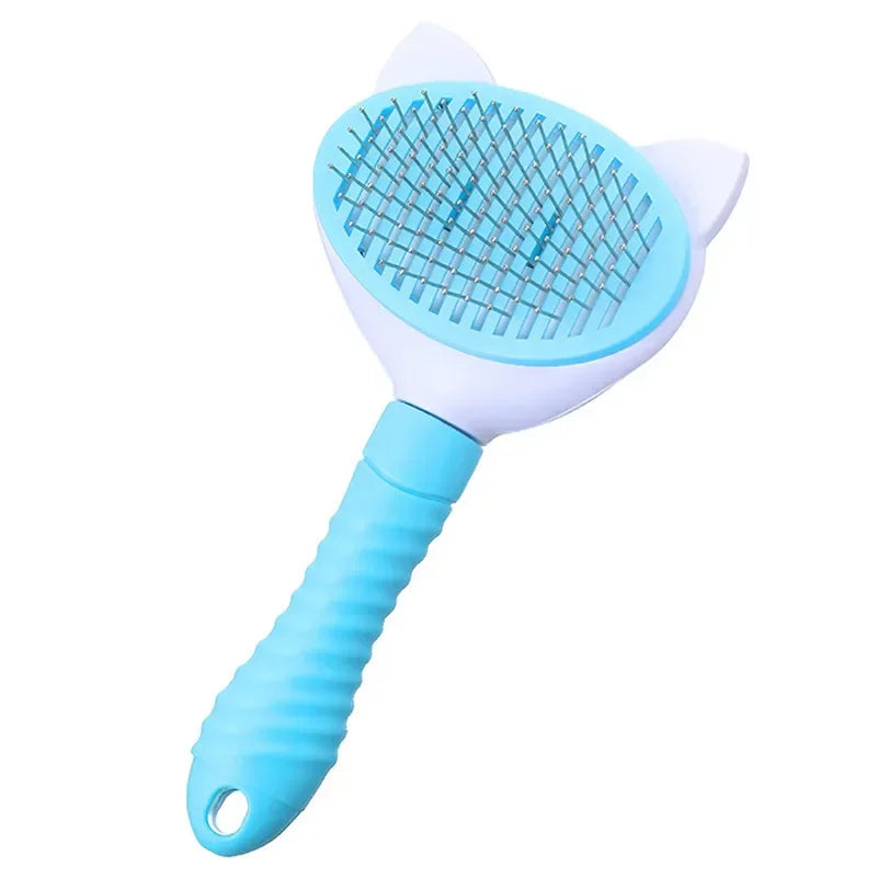 High Quality Pet Comb for Clean Cats & Dogs - Self-Cleaning & Professional - Perfect for Grooming and Bathing!