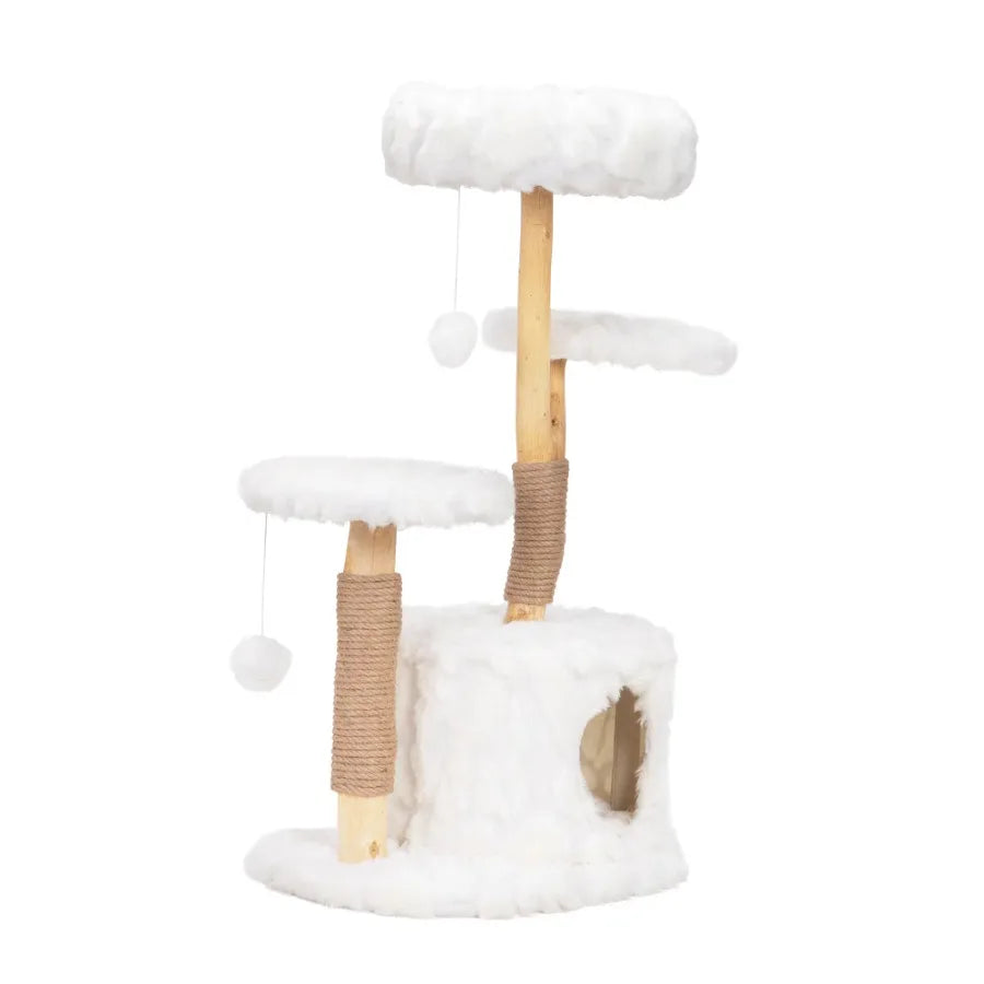 Indoor Cat Tree: A Luxe Kitten Gift!