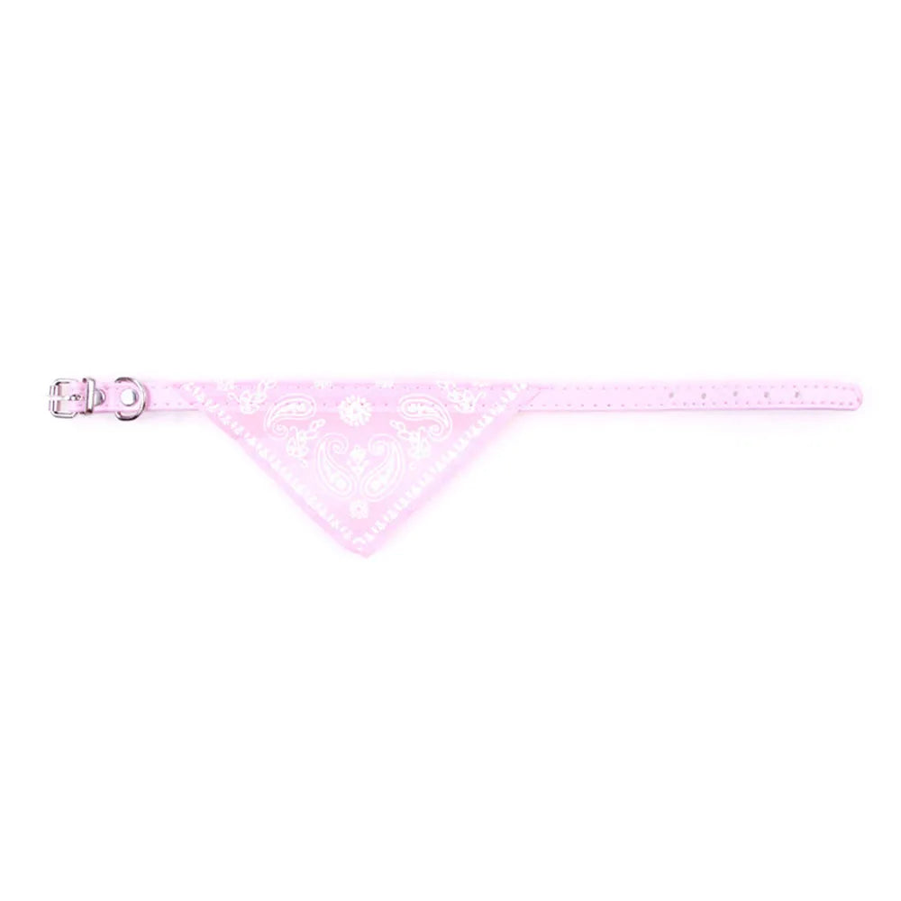 Cute Printed Bandana Cat Collar
