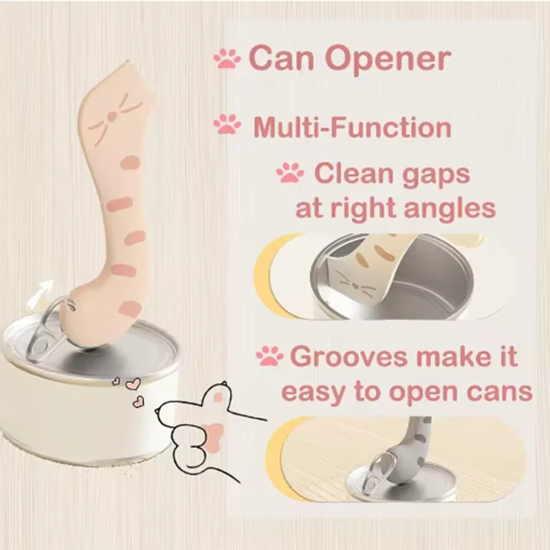 Pet canned sealed lid for cats canned cat food and spoon