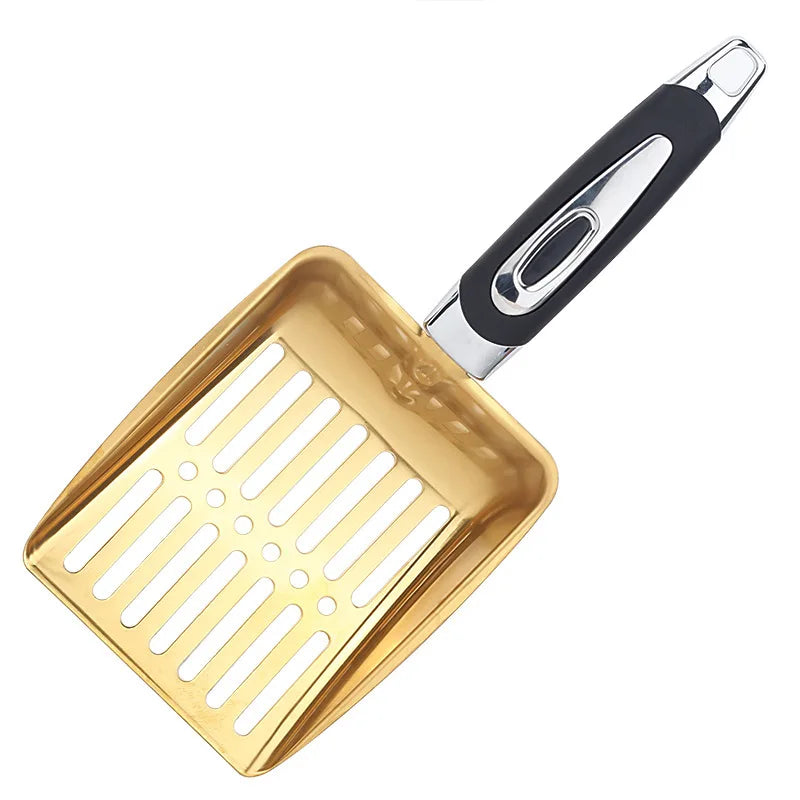 Cat Litter Scoop Metal Long Handle Litter Scooper