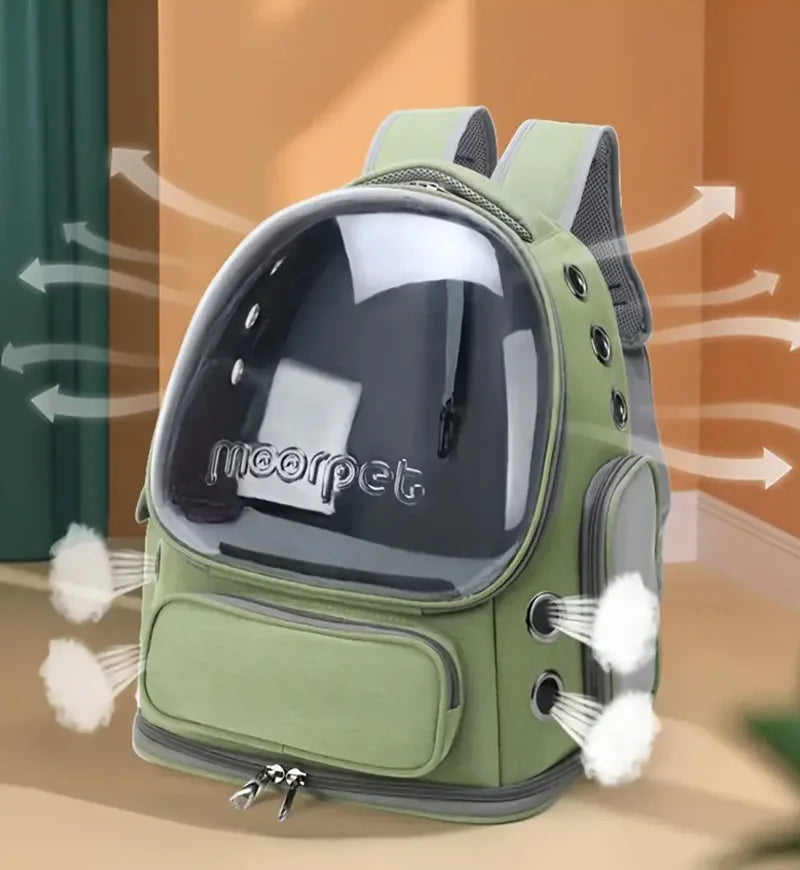 Transparent Pet Carrier Bag Outdoor Travel Backpack for Cats
