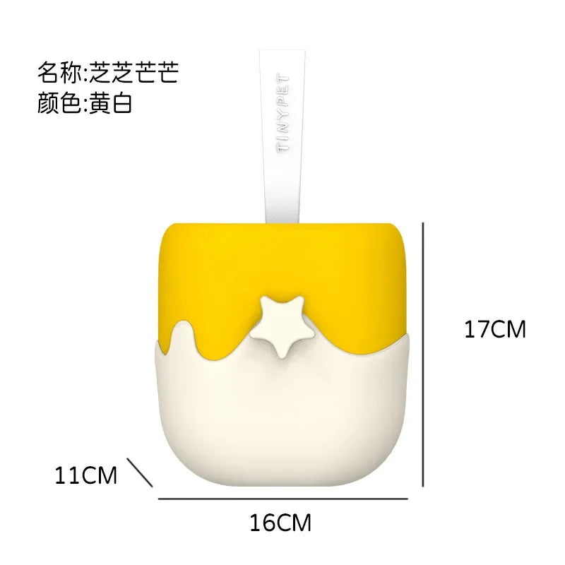 Creative Ice Cream Pet Cat Litter Shovel Set with Storage Bucket