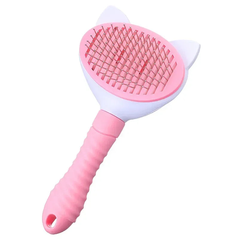 High Quality Pet Comb for Clean Cats & Dogs - Self-Cleaning & Professional - Perfect for Grooming and Bathing!