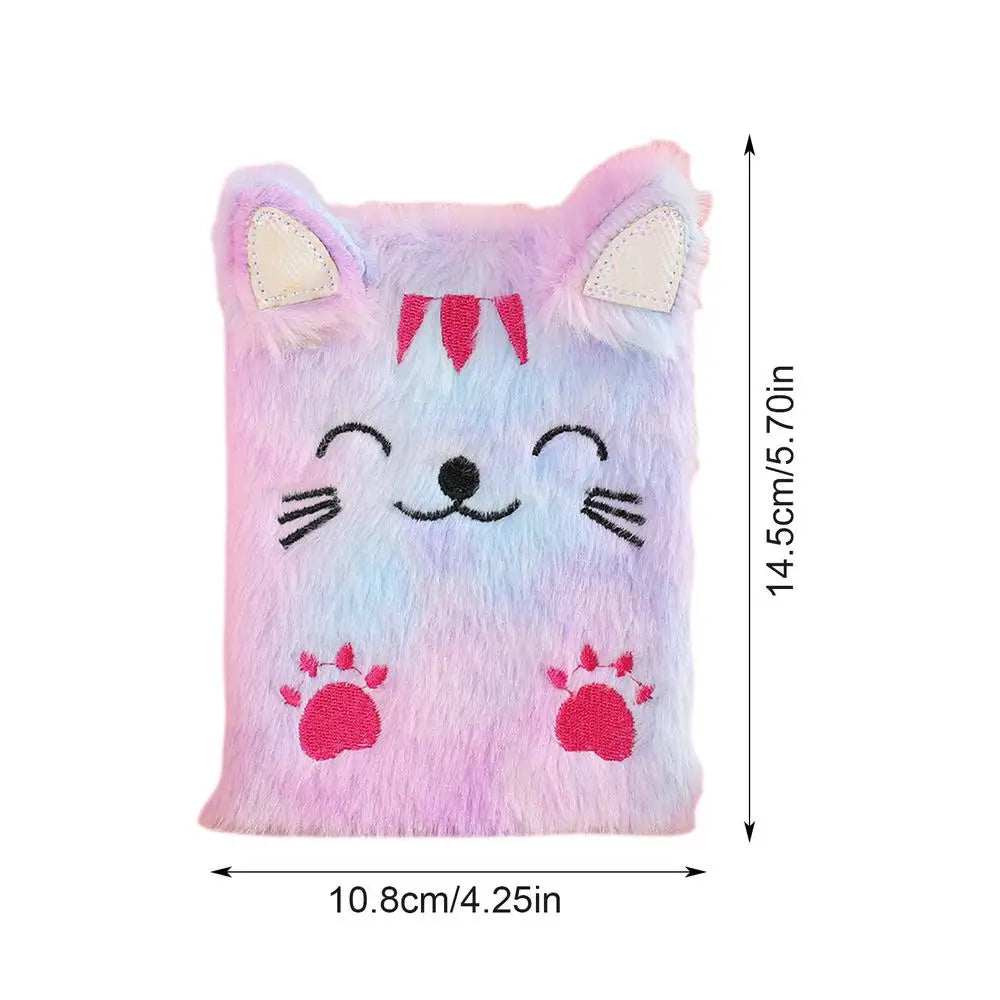 Cartoon Children's Plush Notebook