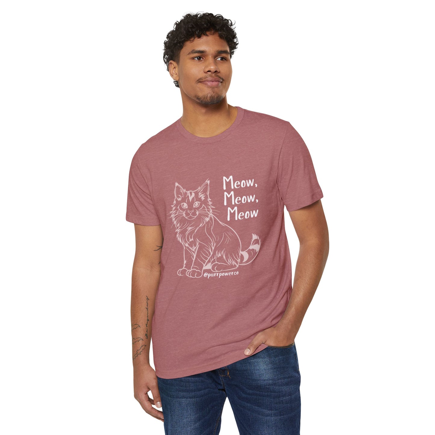 Meow Meow Meow  Recycled Organic T-Shirt