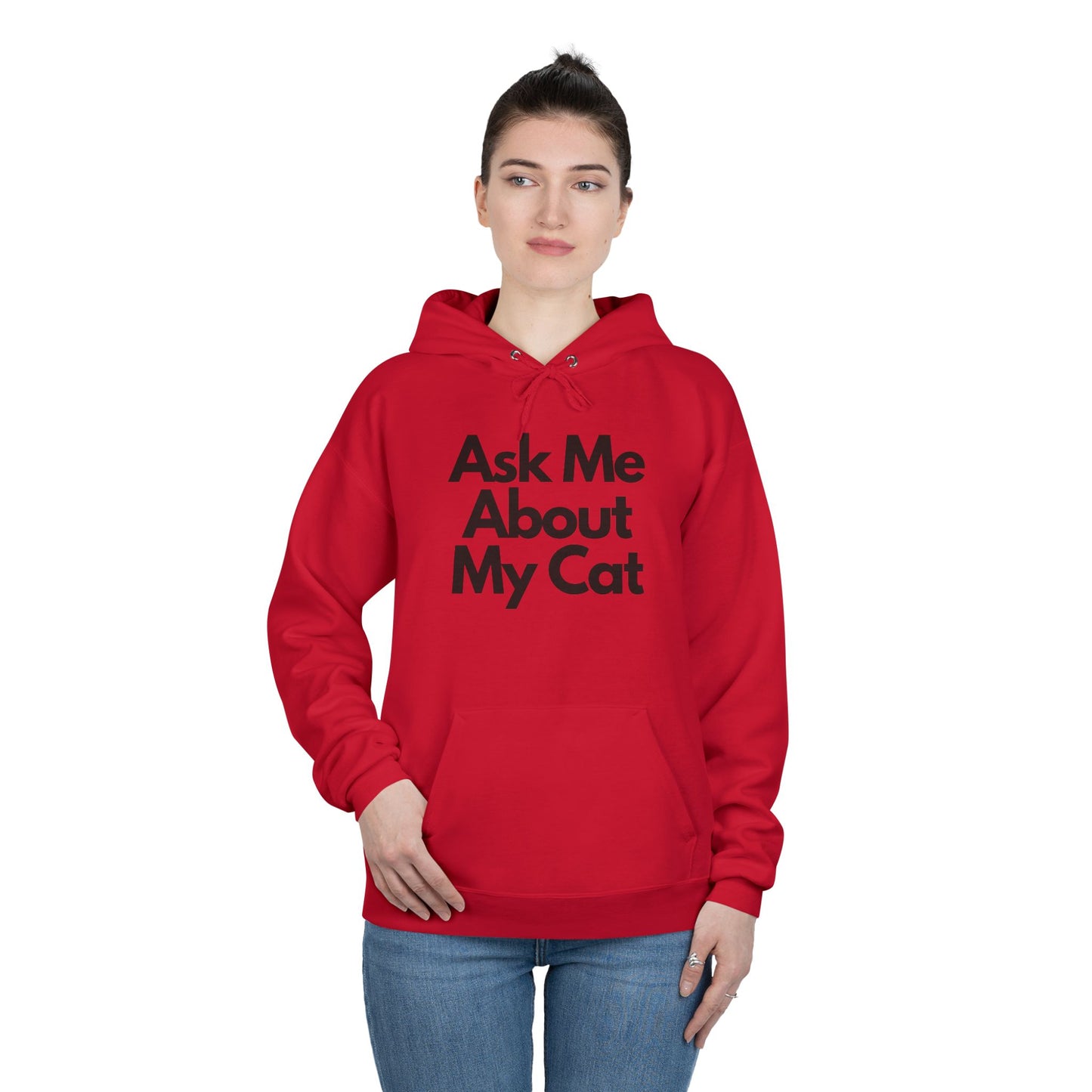 Ask Me About My Cat Hoodie