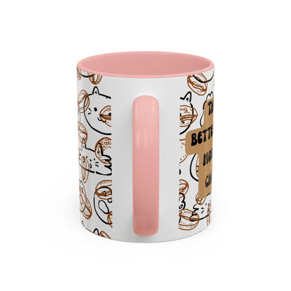 Funny Cat Accent Coffee Mug (11oz)
