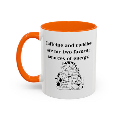 Coffee & Cuddles Accent Coffee Mug (11oz)