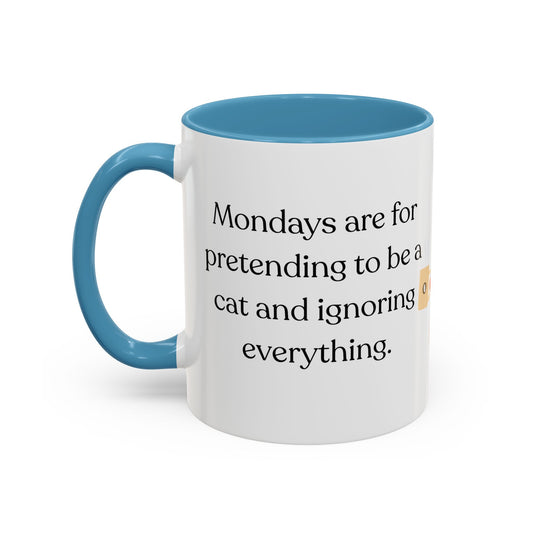 Funny Mondays Accent Coffee Mug
