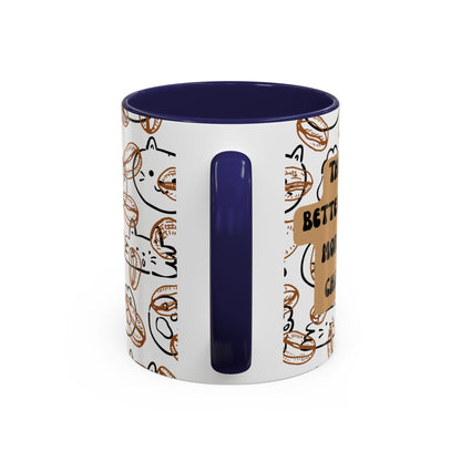 Funny Cat Accent Coffee Mug (11oz)