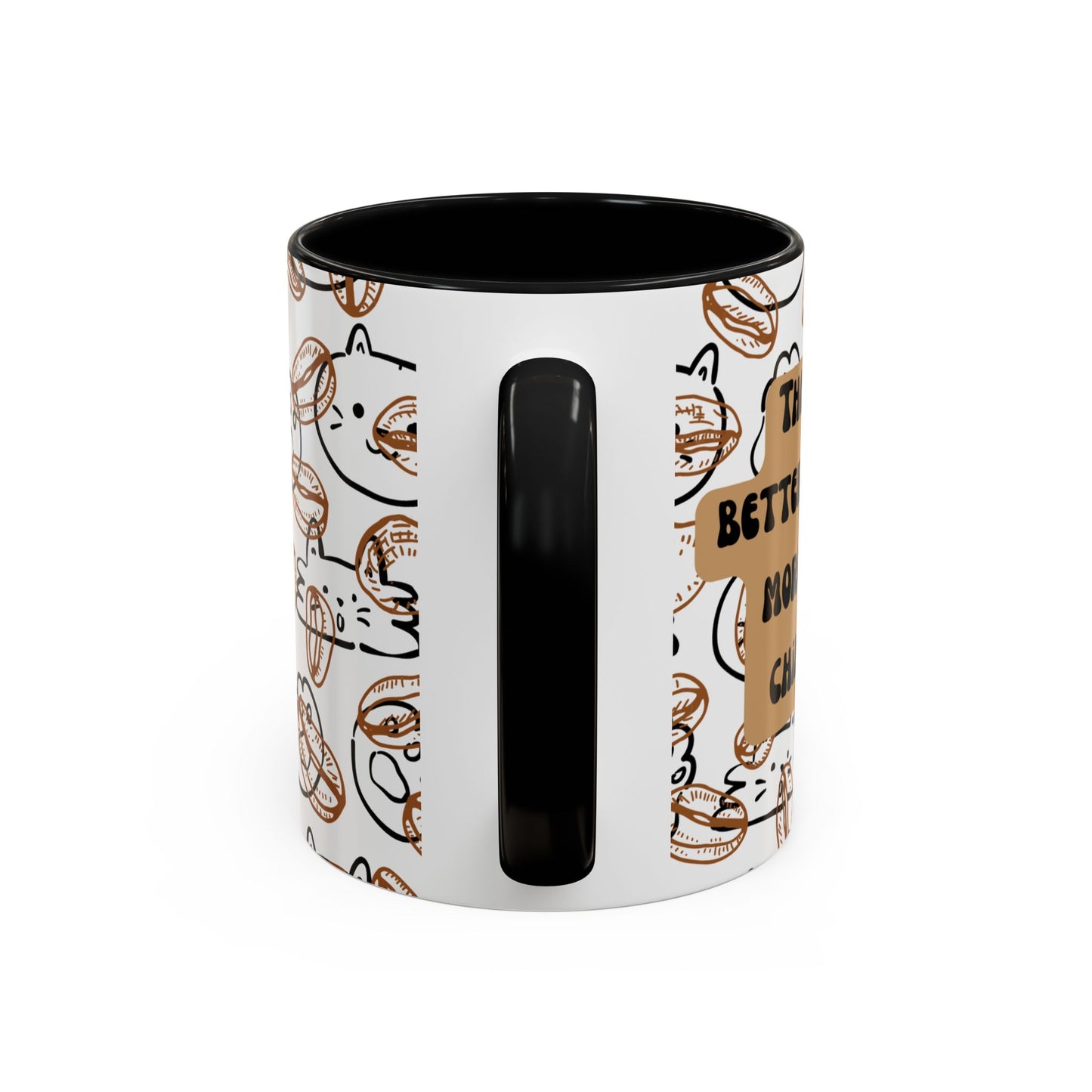 Funny Cat Accent Coffee Mug (11oz)