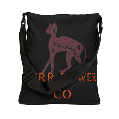 Orange & Brown Logo Tote Bag