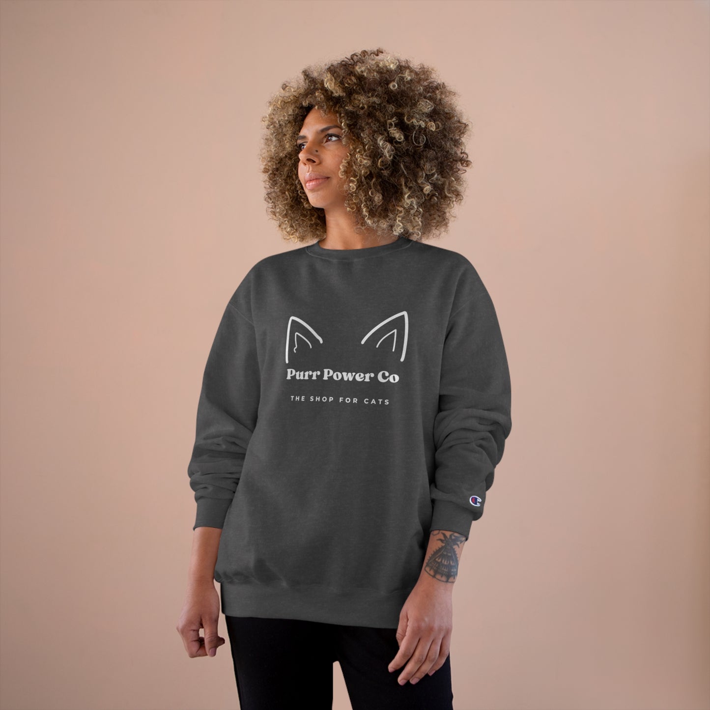 Cat Ears Logo Champion Sweatshirt