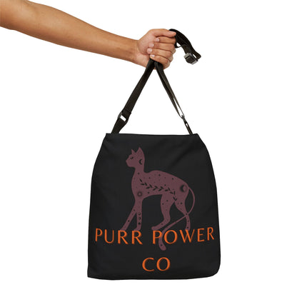 Orange & Brown Logo Tote Bag