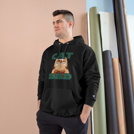 Cat Dad Champion Hoodie