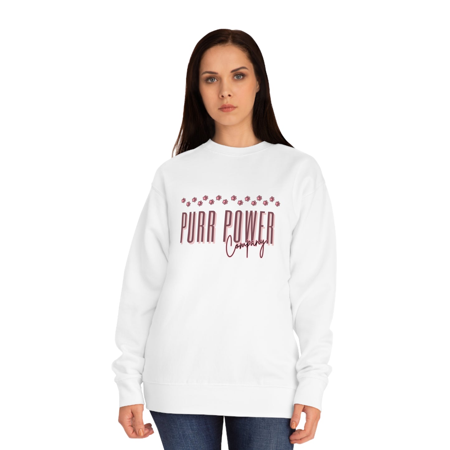 Pink Logo Unisex Crew Sweatshirt