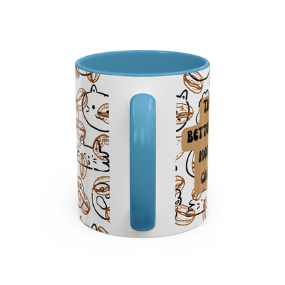 Funny Cat Accent Coffee Mug (11oz)