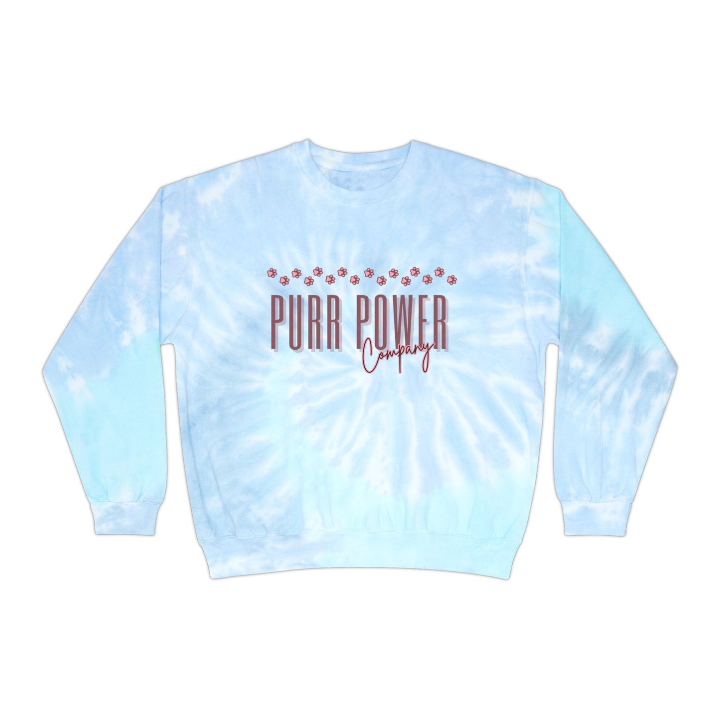 Purr Power Tie-Dye Sweatshirt