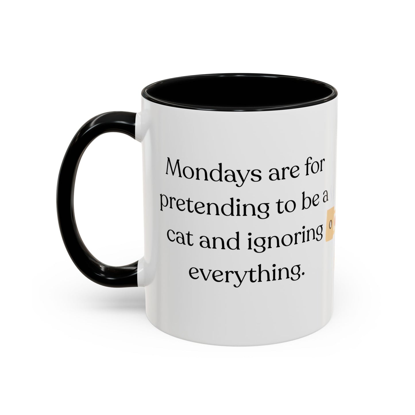 Funny Mondays Accent Coffee Mug